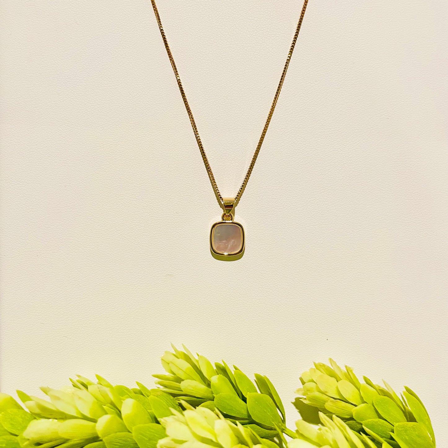 Square Pearl Necklace