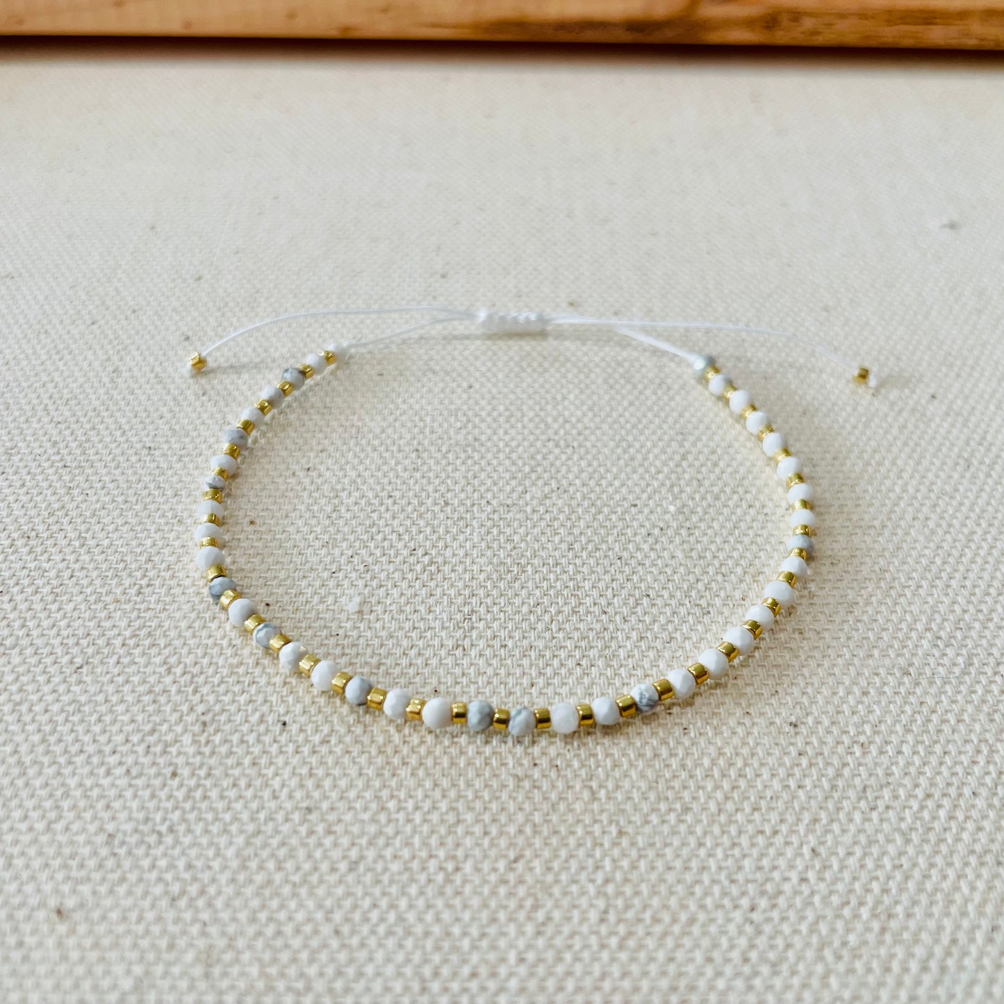 Howlite Corded Bracelet