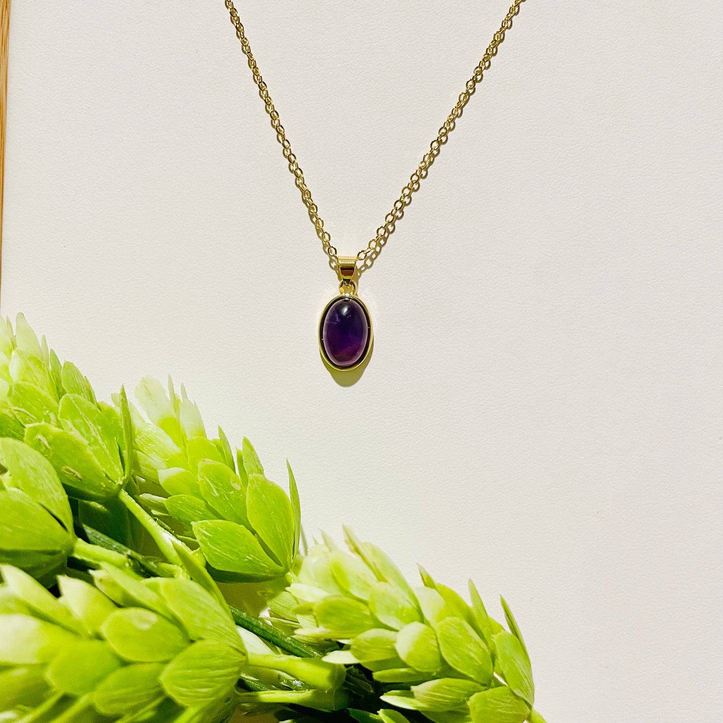 Stone Necklace Amethyst