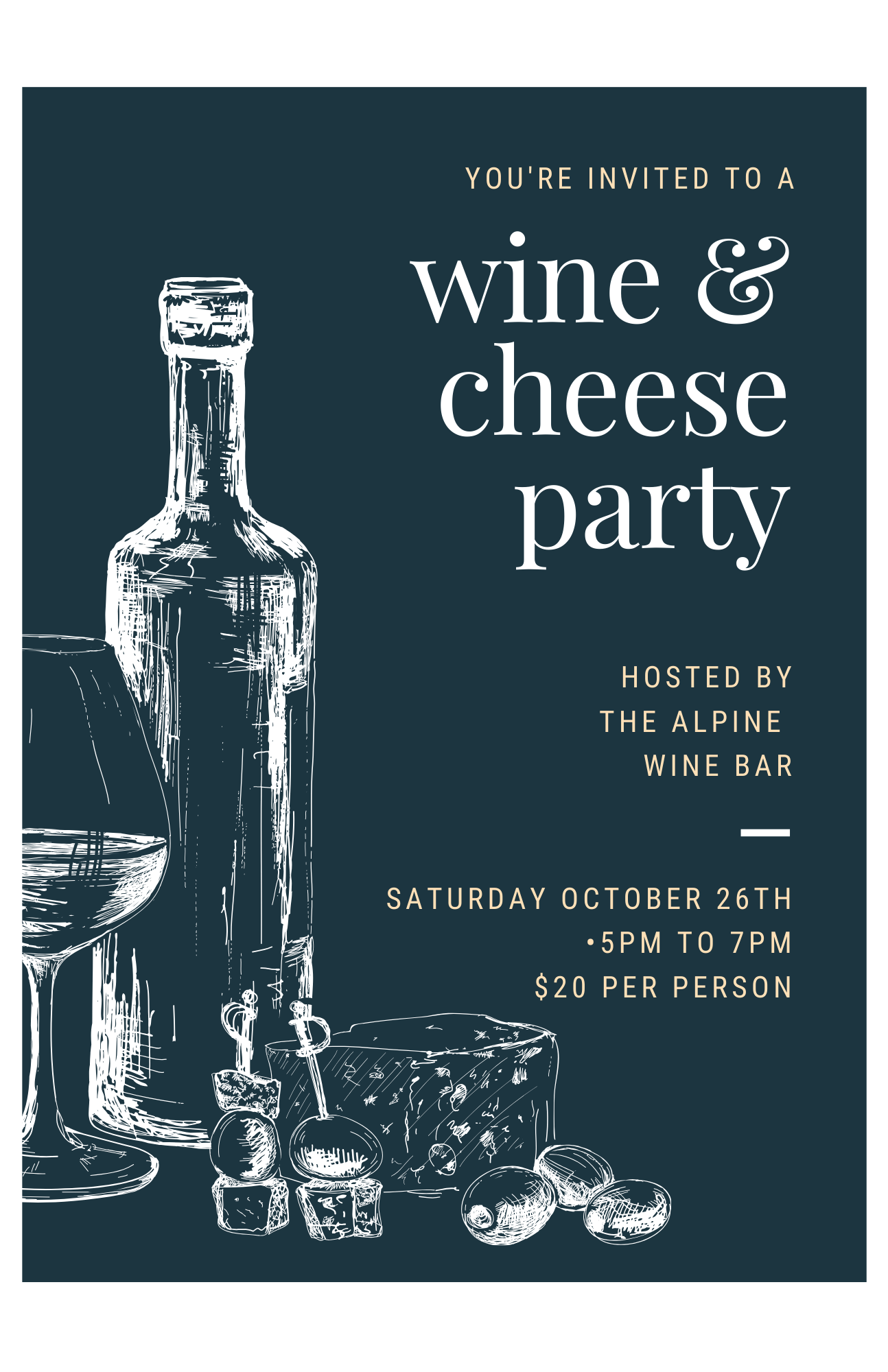 Wine Tasing with FREE Cheese Pairing